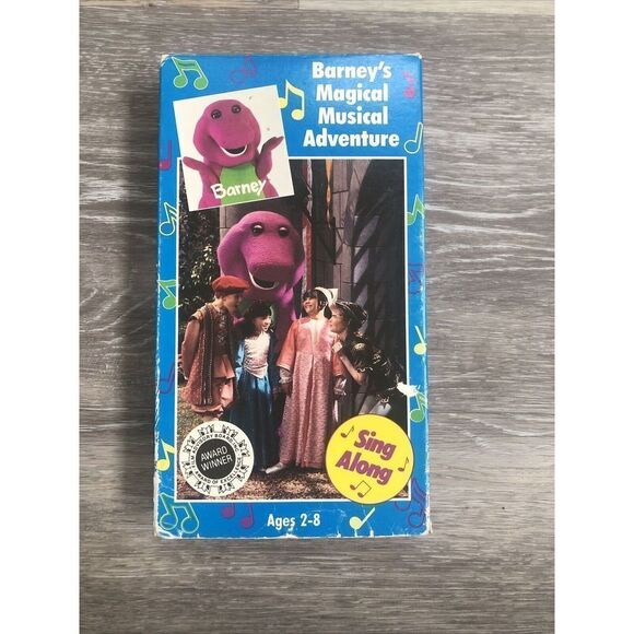 Barney - Barneys Magical Musical Adventure (VHS, 1993). Please Read - Picture 1 of 8